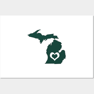 Michigan Love Posters and Art